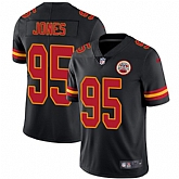 Nike Men & Women & Youth Chiefs 95 Chris Jones Black NFL Vapor Untouchable Limited Jersey,baseball caps,new era cap wholesale,wholesale hats